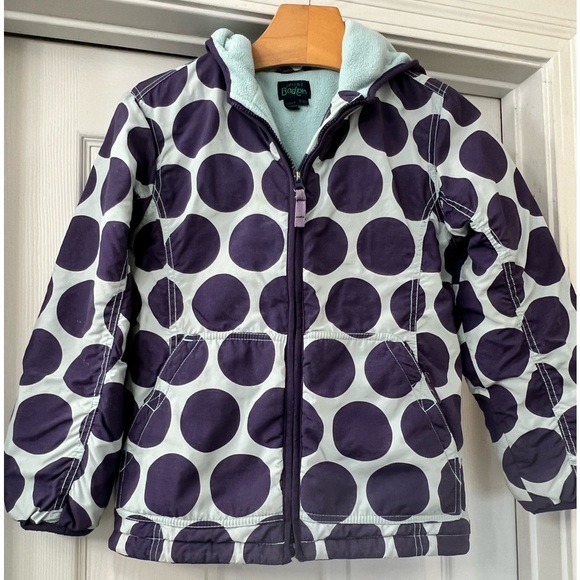 Mini Boden Other - Mini Boden Polka Dot Fleece Jacket